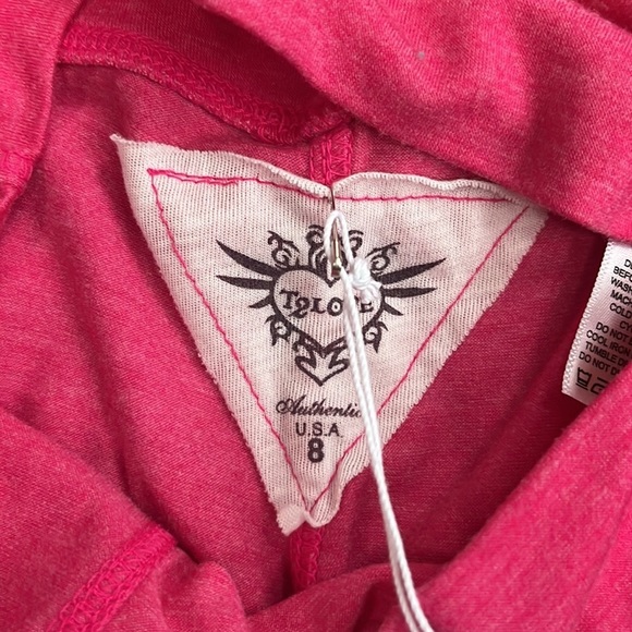 NWT T2 Love Girl’s Pink Leggings Size 8 - Picture 5 of 8